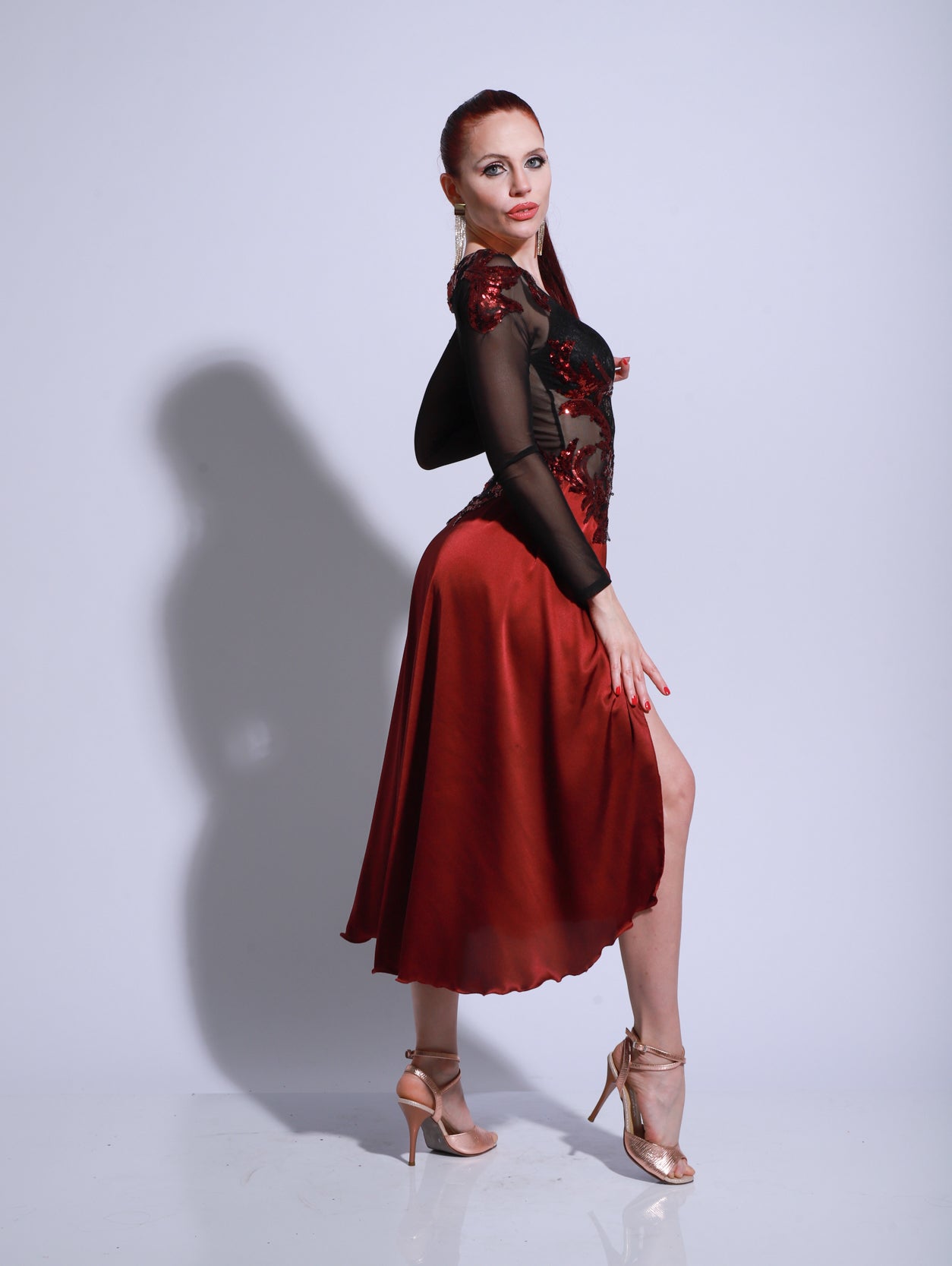 Argentine Tango Stage Dress SH1412 | Mimi Pinzon