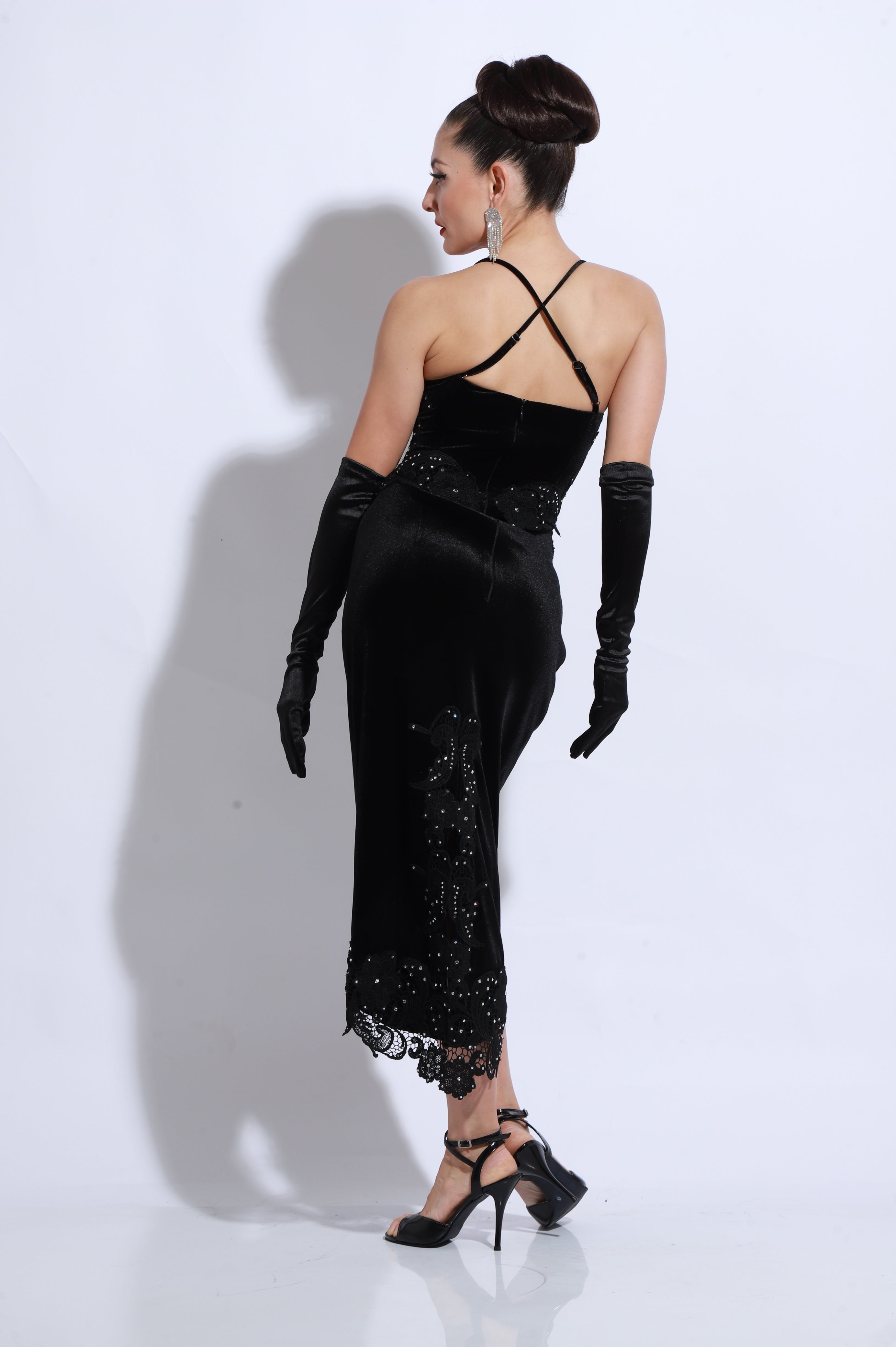 Tango Salon Dress ML518 · Corset + Swarovski | Mimi Pinzón – Mimi