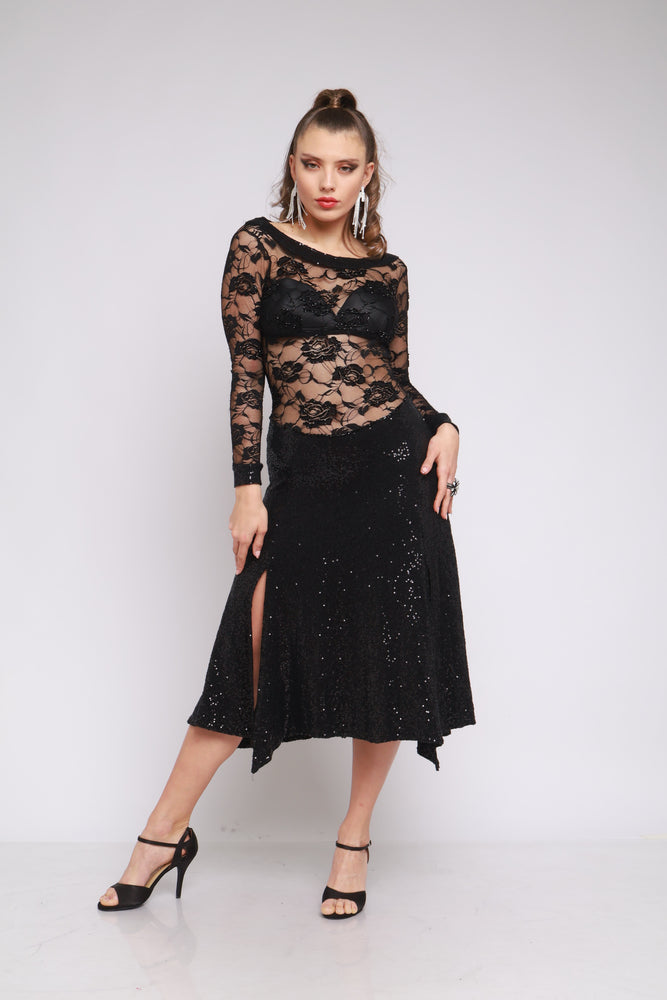 Vestido Tango Escenario SH993