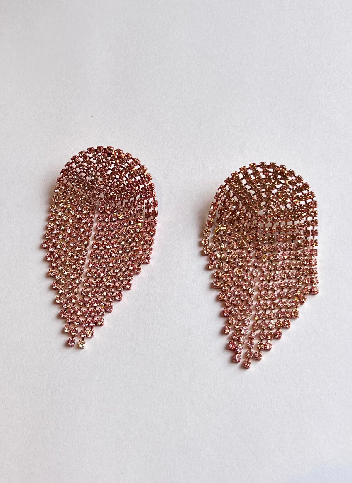 Tango earrings ACC011 – Mimi Pinzón, handmade in Buenos Aires (rose gold)