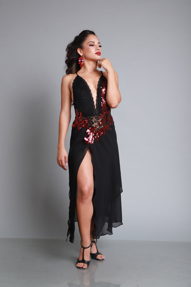 Vestido Tango Escenario SH1234