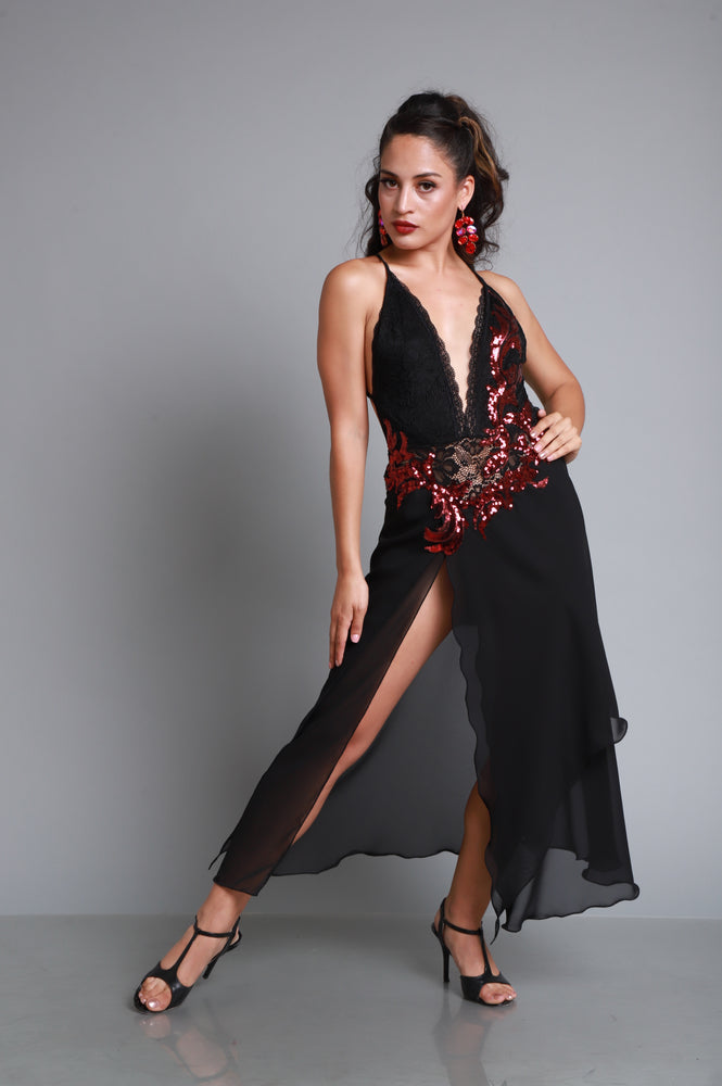 Vestido Tango Escenario SH1234