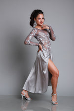 Silver Stage Tango Dress SH1358