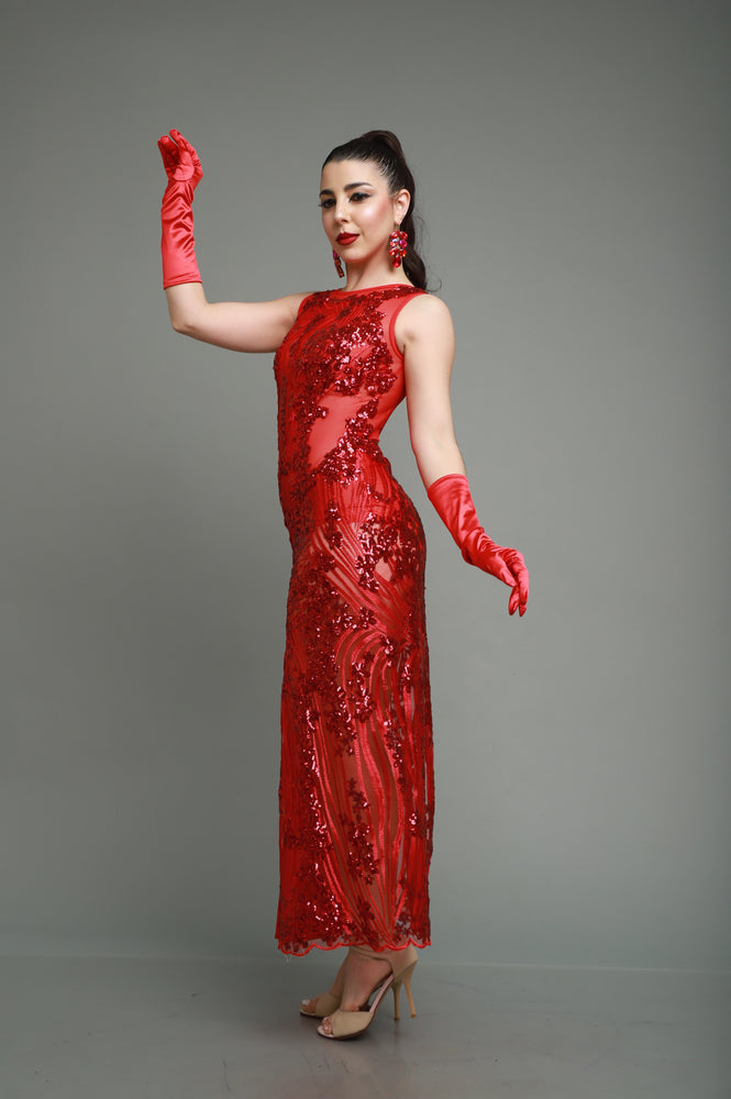 Vestido Rojo Tango SH1375