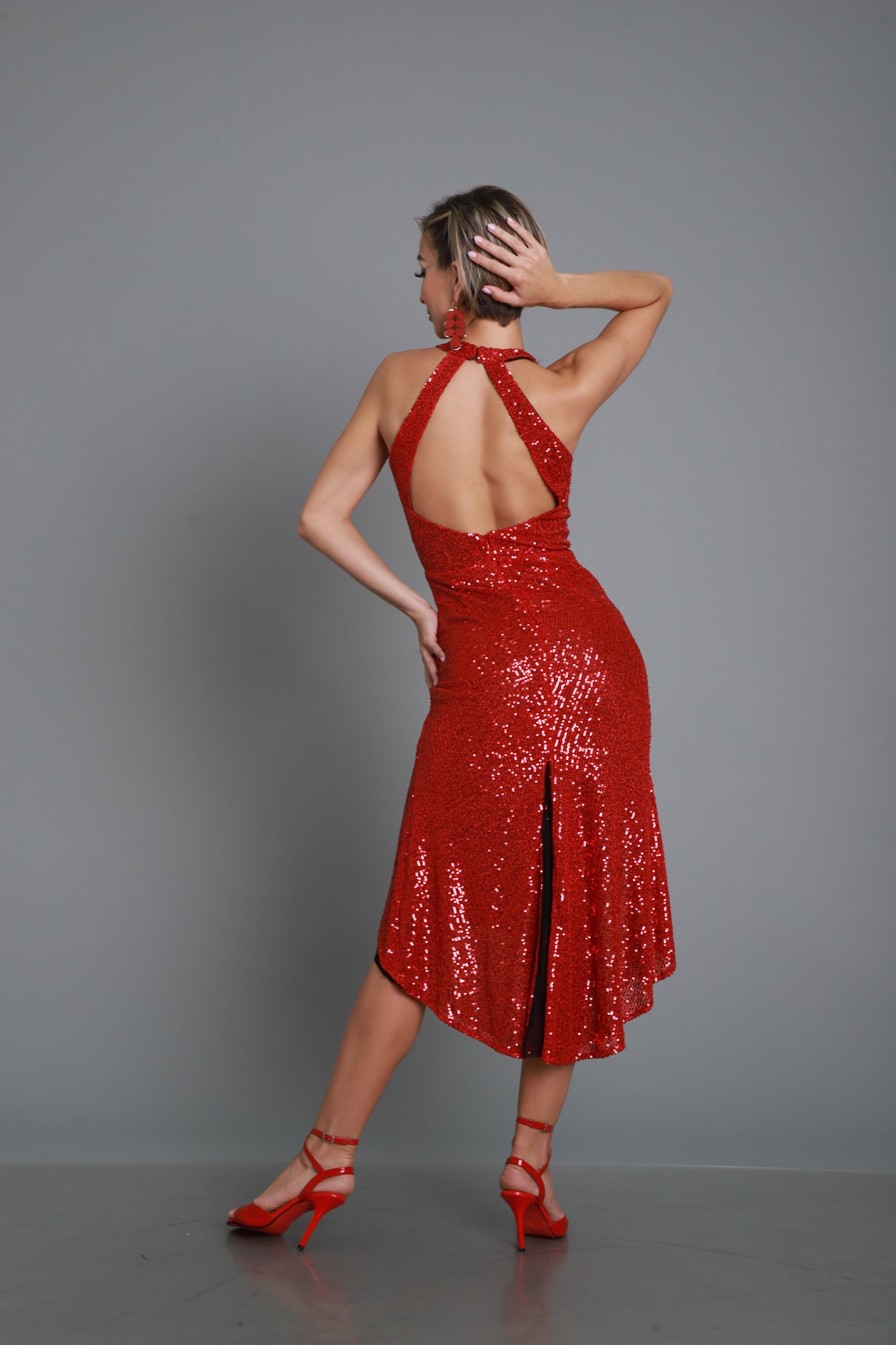 Vestido de Salon rojo ML743
