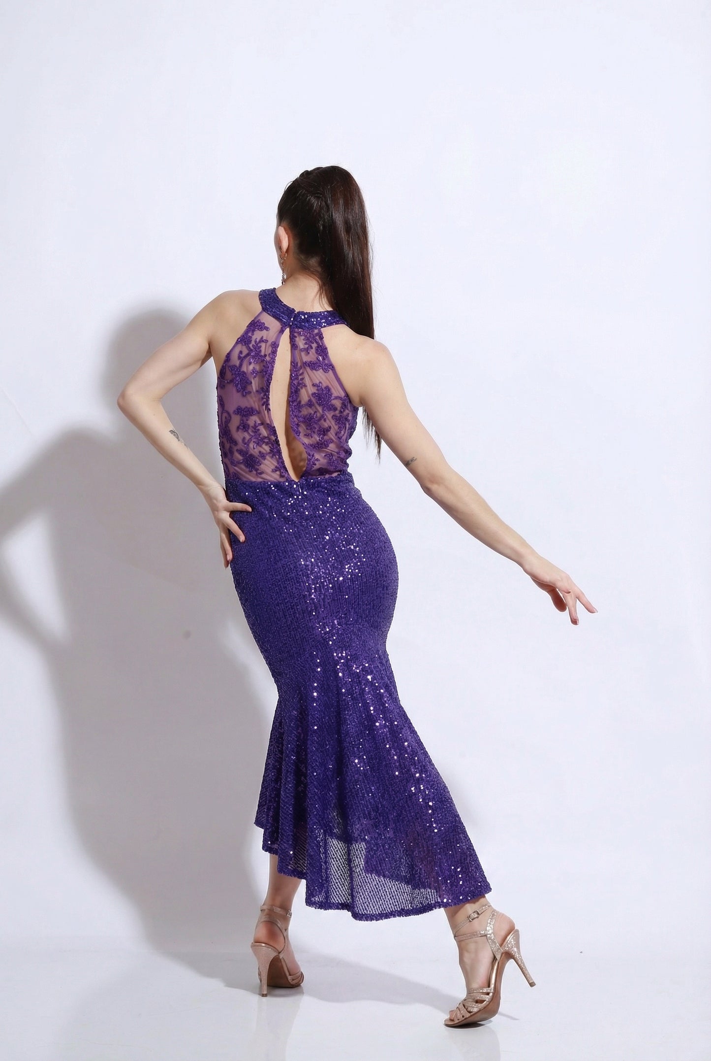 purple tango dress Square Top / Touchline Tango Set-Dress / Purple Rain