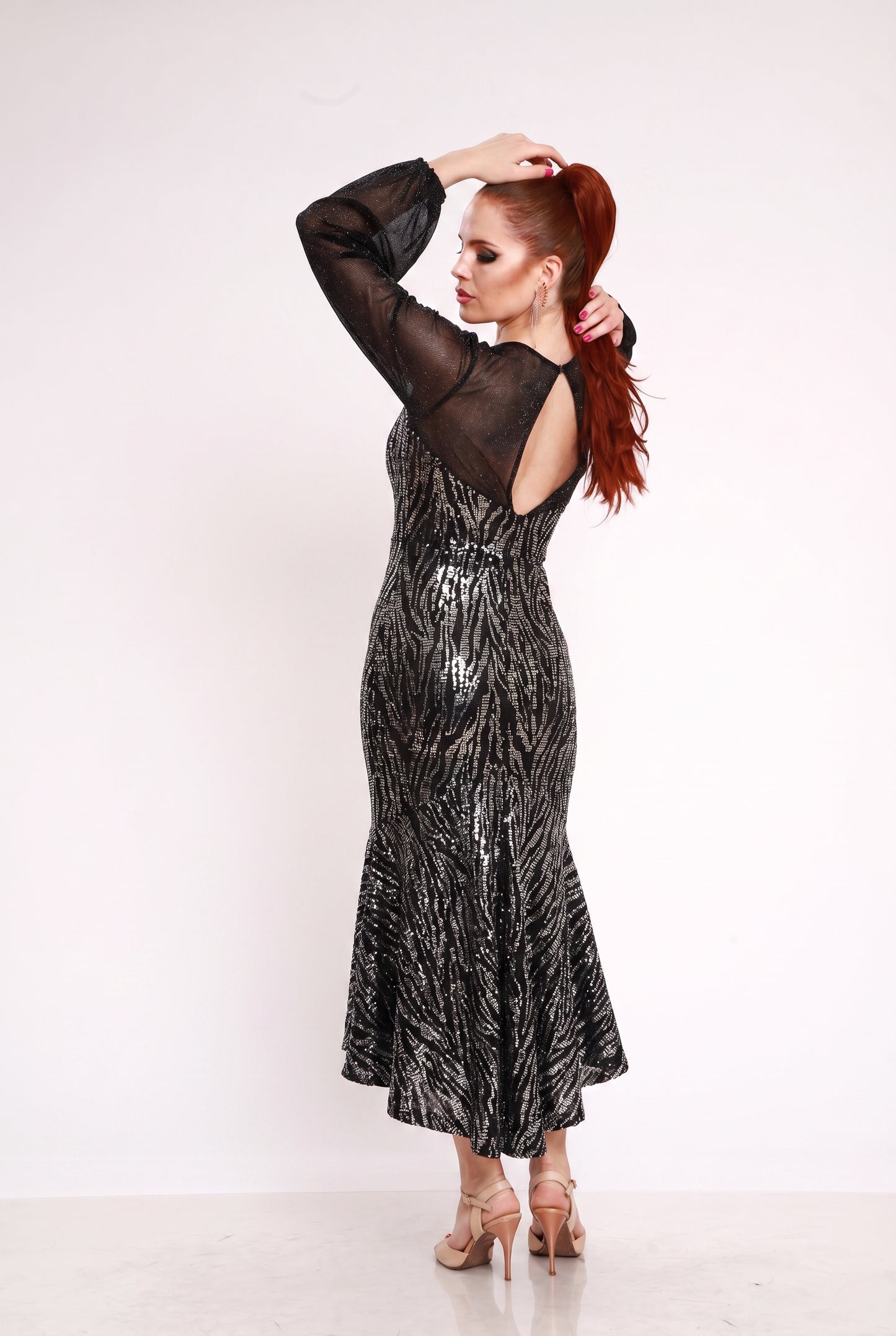Argentine Tango Salon Dress ML467 Bis · Handmade in Buenos Aires by Mimi Pinzon