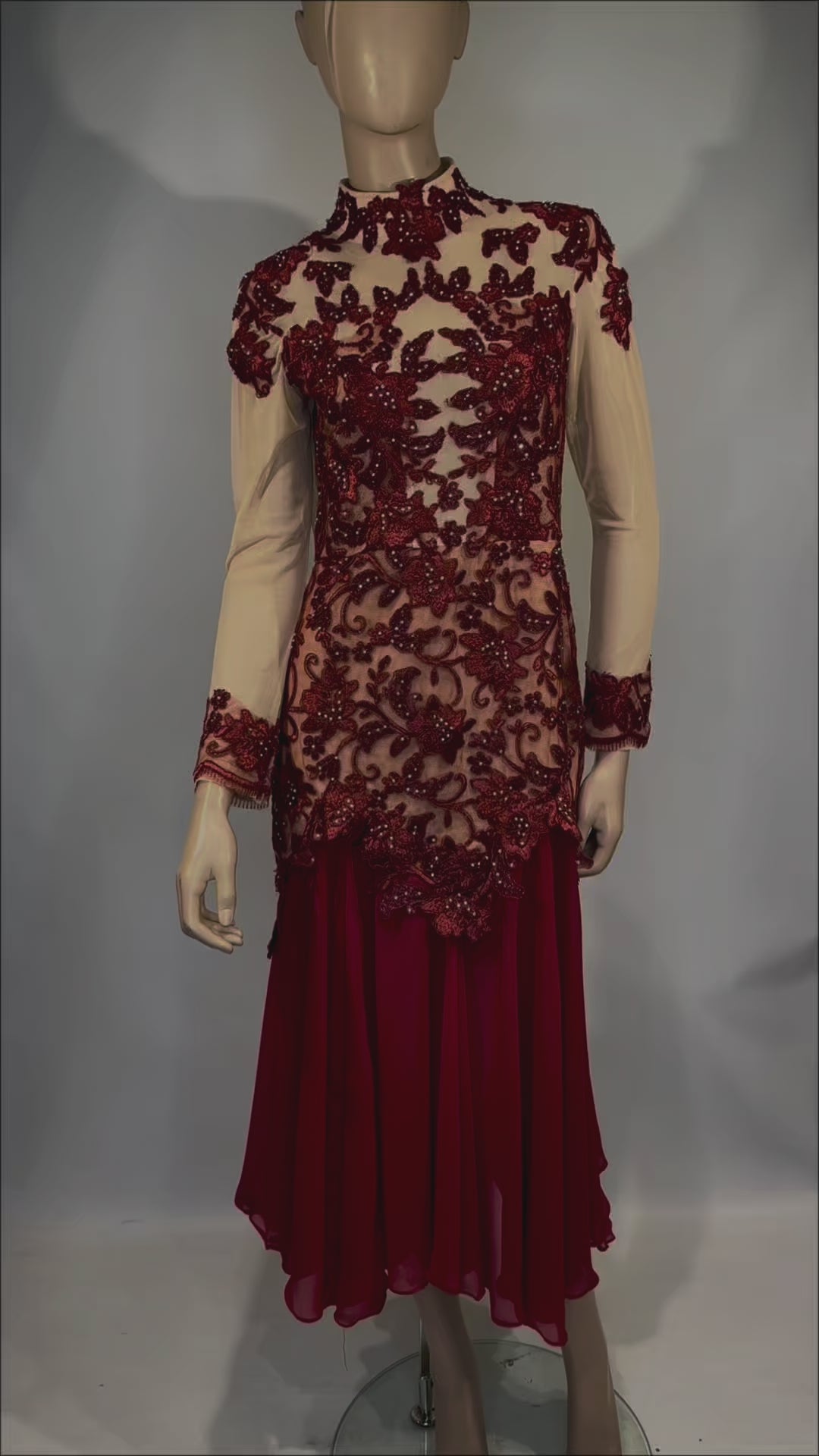 Vestido Tango Escenario SH1423 A