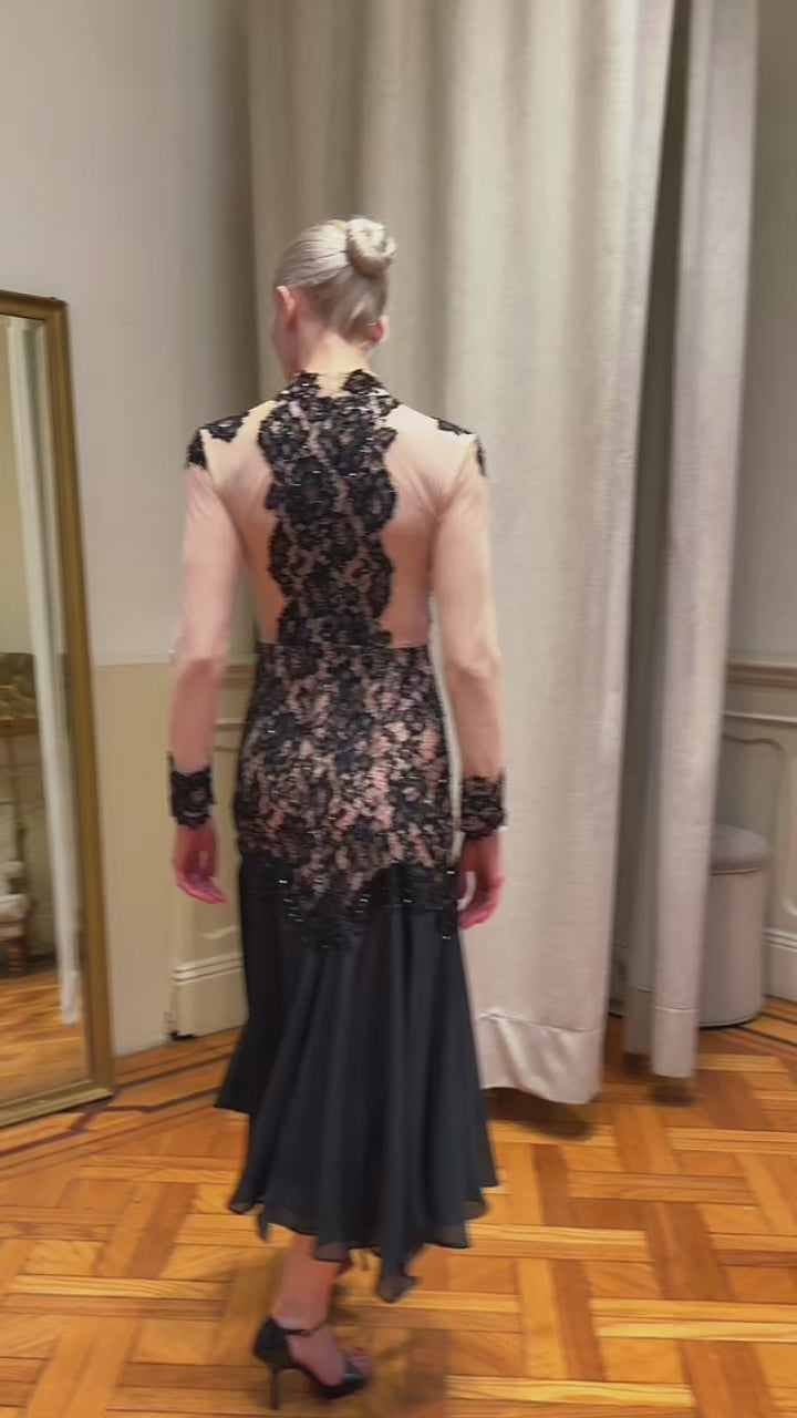 Vestido Tango Escenario SH1423