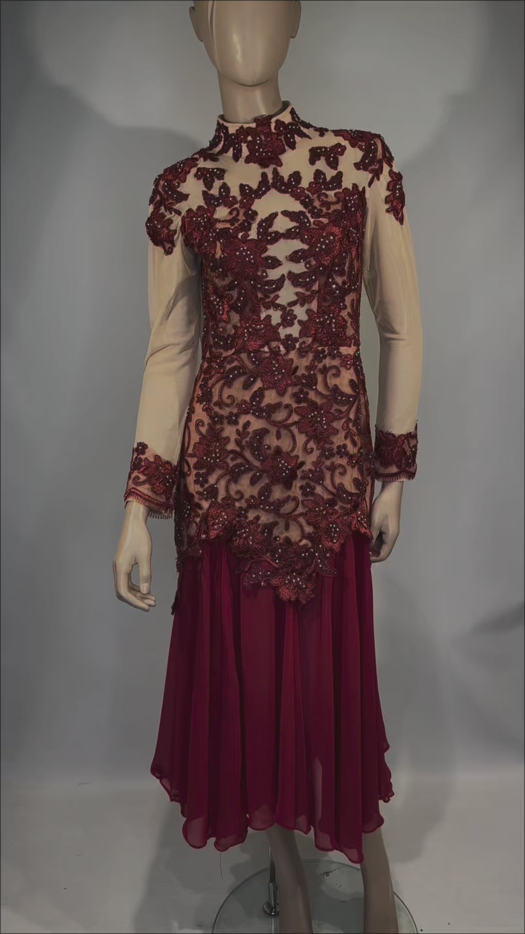 Vestido Tango Escenario SH1423 A