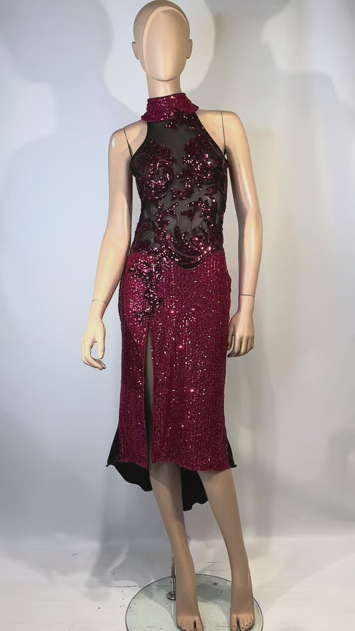 Vestido Tango Escenario SH1222