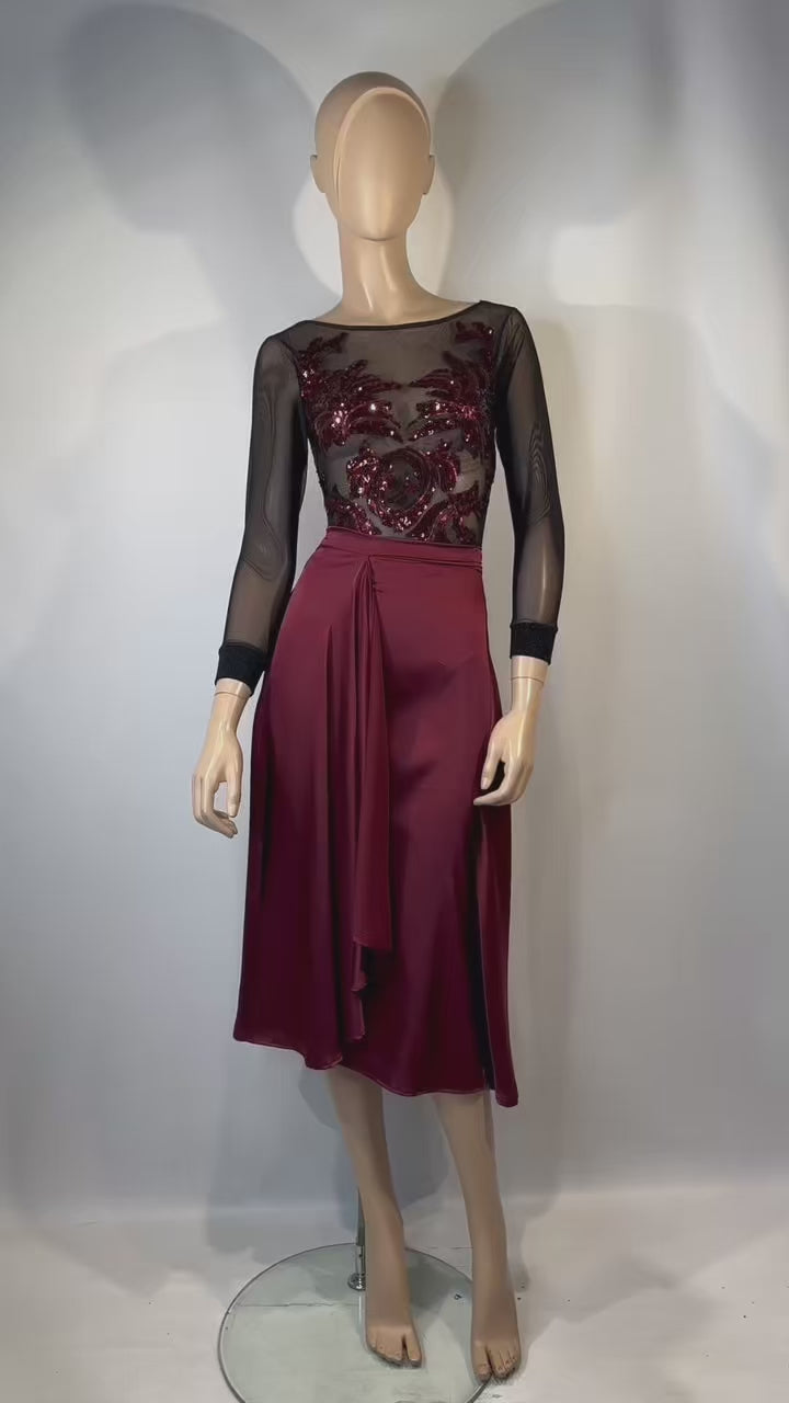 Pollera Tango Salón ML492B