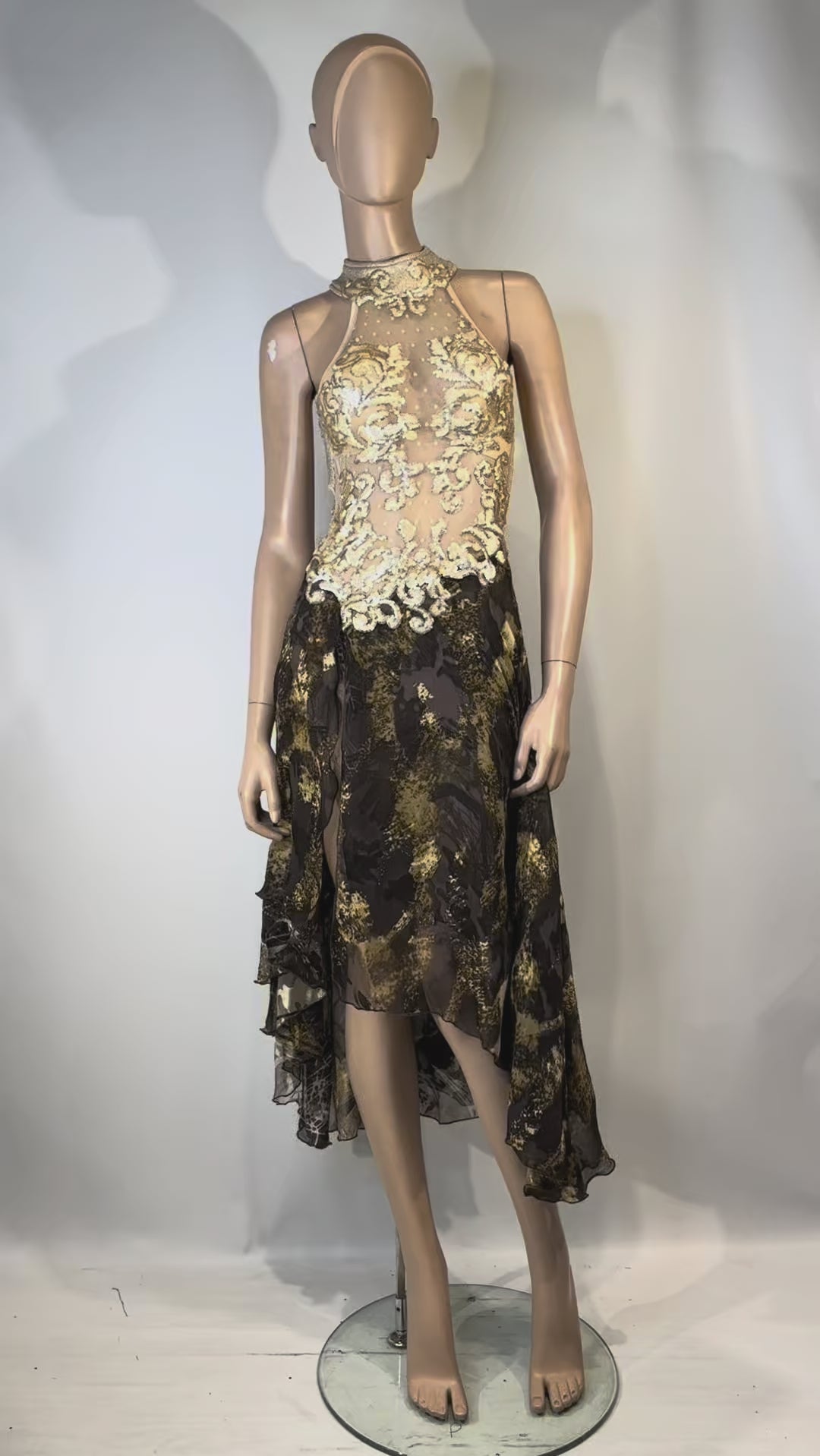 Vestido Tango Escenario SH1313
