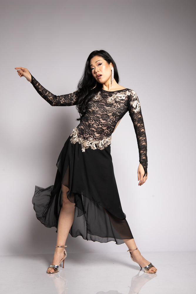 Vestido Tango Escenario SH1268