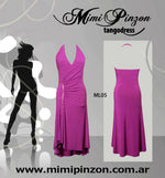 Vestido de tango ML05 MAGENTA