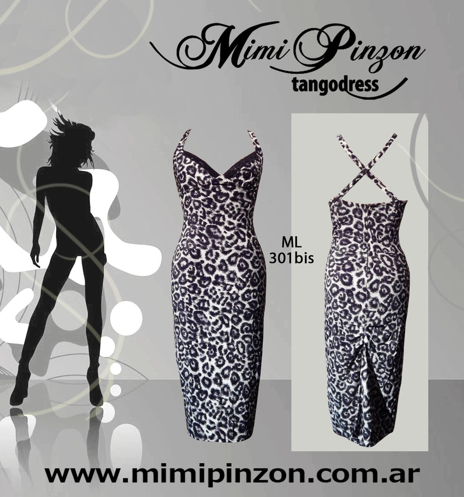 Vestido Tango Salón ML301 bis negro