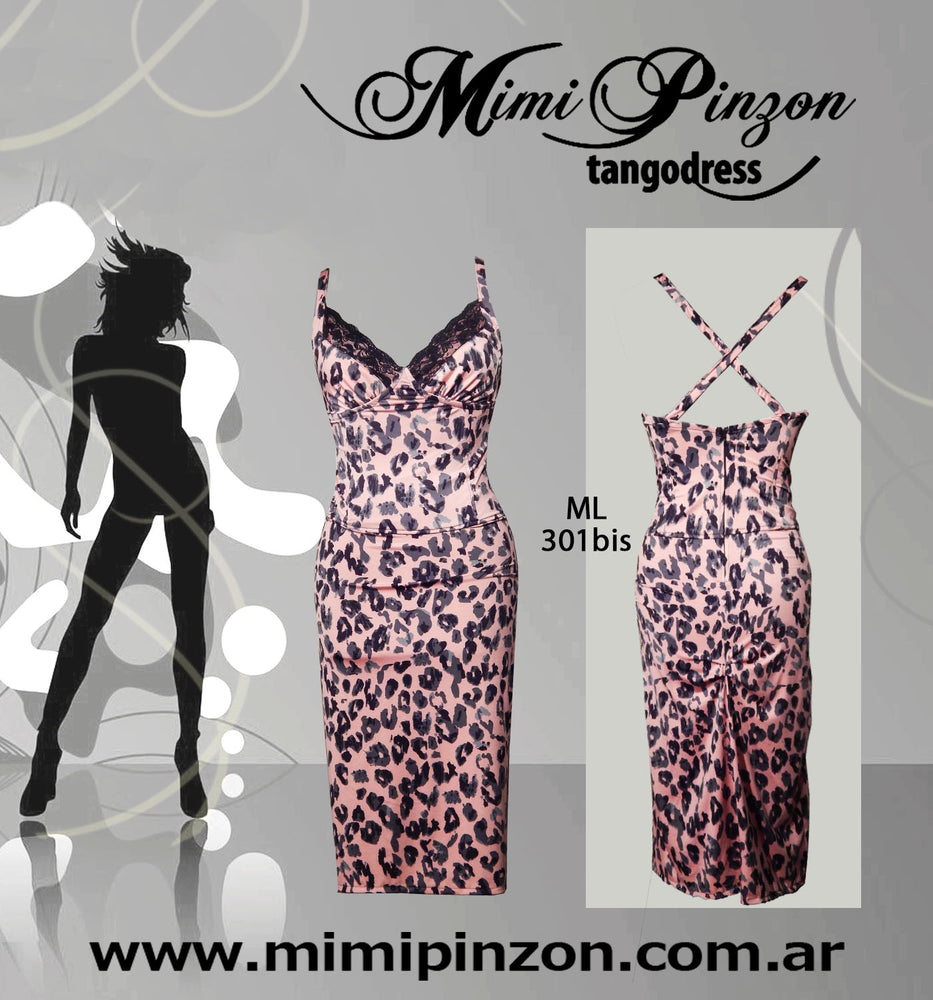 Vestido Tango Salón ML301BIS coral