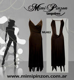 Vestido Tango Salón ML463 - Mimi Pinzon Vestidos para Tango