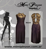 Vestido Tango Salón ML634 - Mimi Pinzon Vestidos para Tango