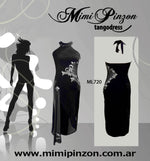 Vestido Tango Salón ML720 negro
