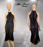 vestido de tango salon ML749 bg
