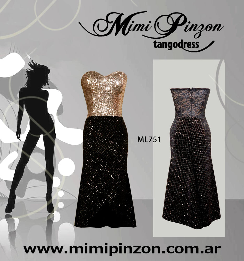 Vestido Tango Salon ML751